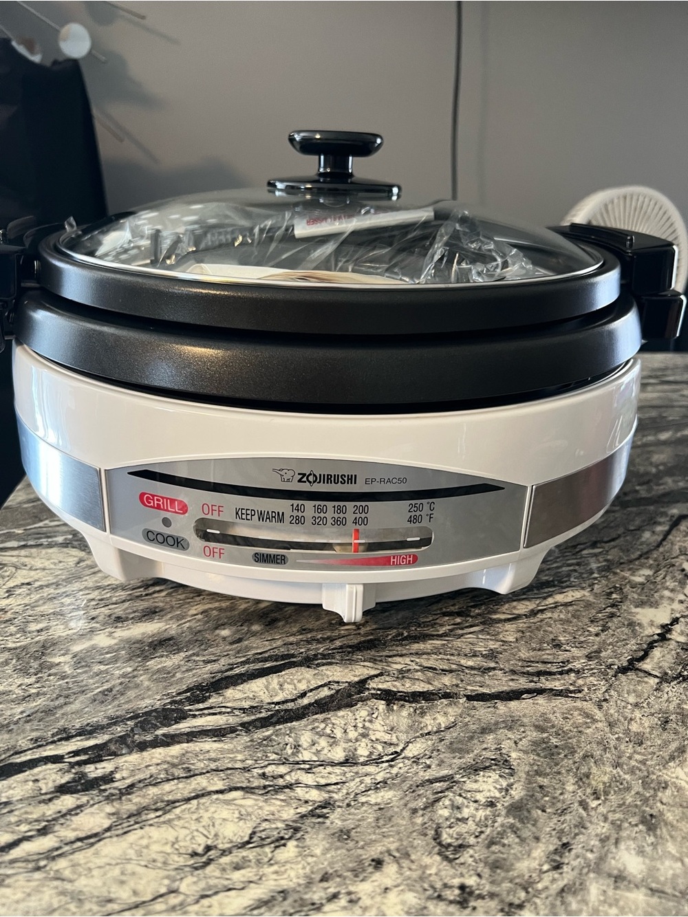 Cooking appliance control panel